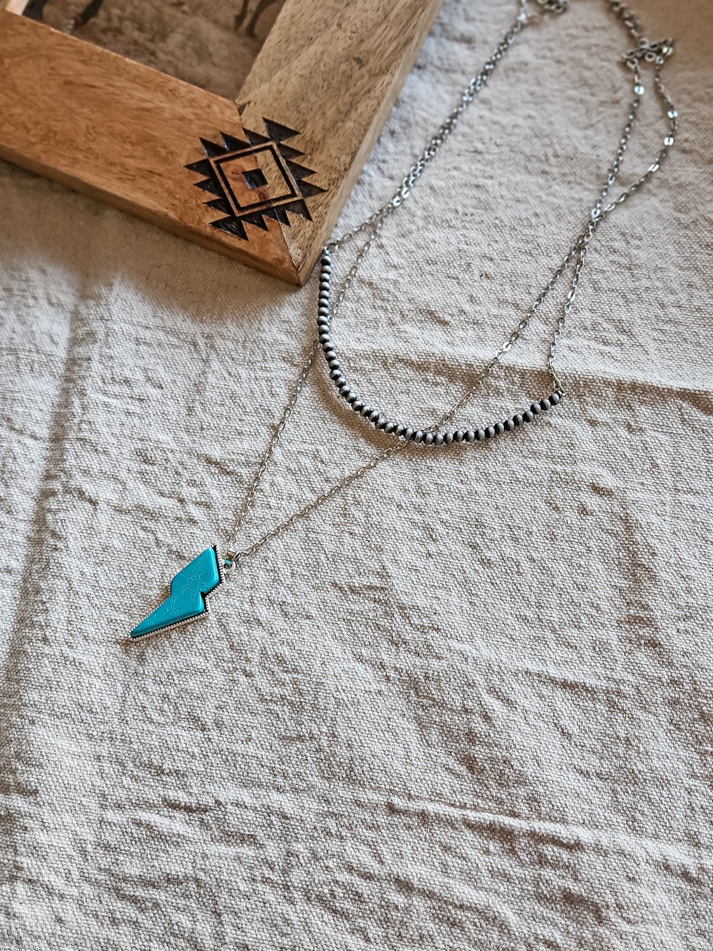 Bolt Turquoise Layered Necklace
