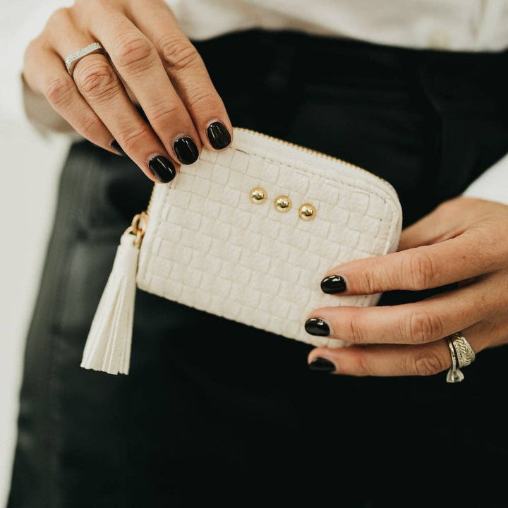 Woven Wallet | Cream