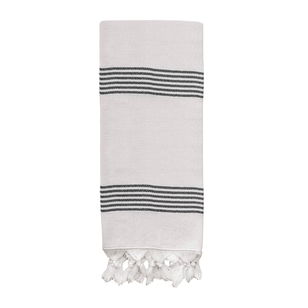 Turkish Cotton Hand Towel | Multi Stripe