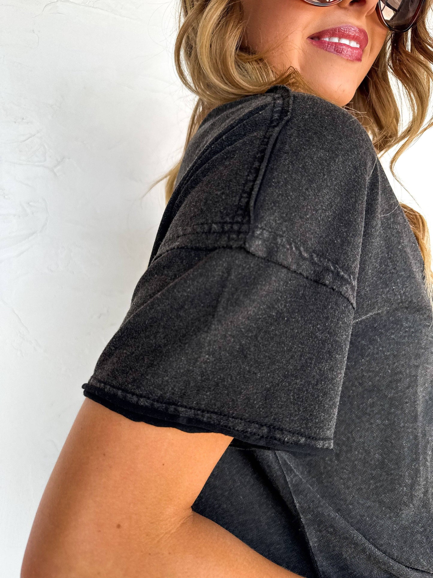 The Ramble Tee – Washed Cotton Boyfriend Fit