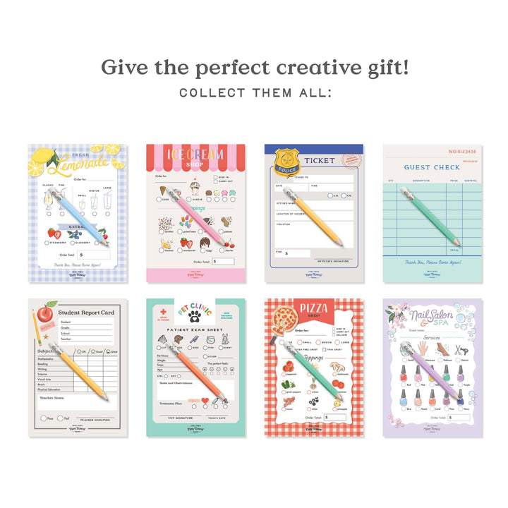 Tiny Town Play Notepad | Ice Cream Shop