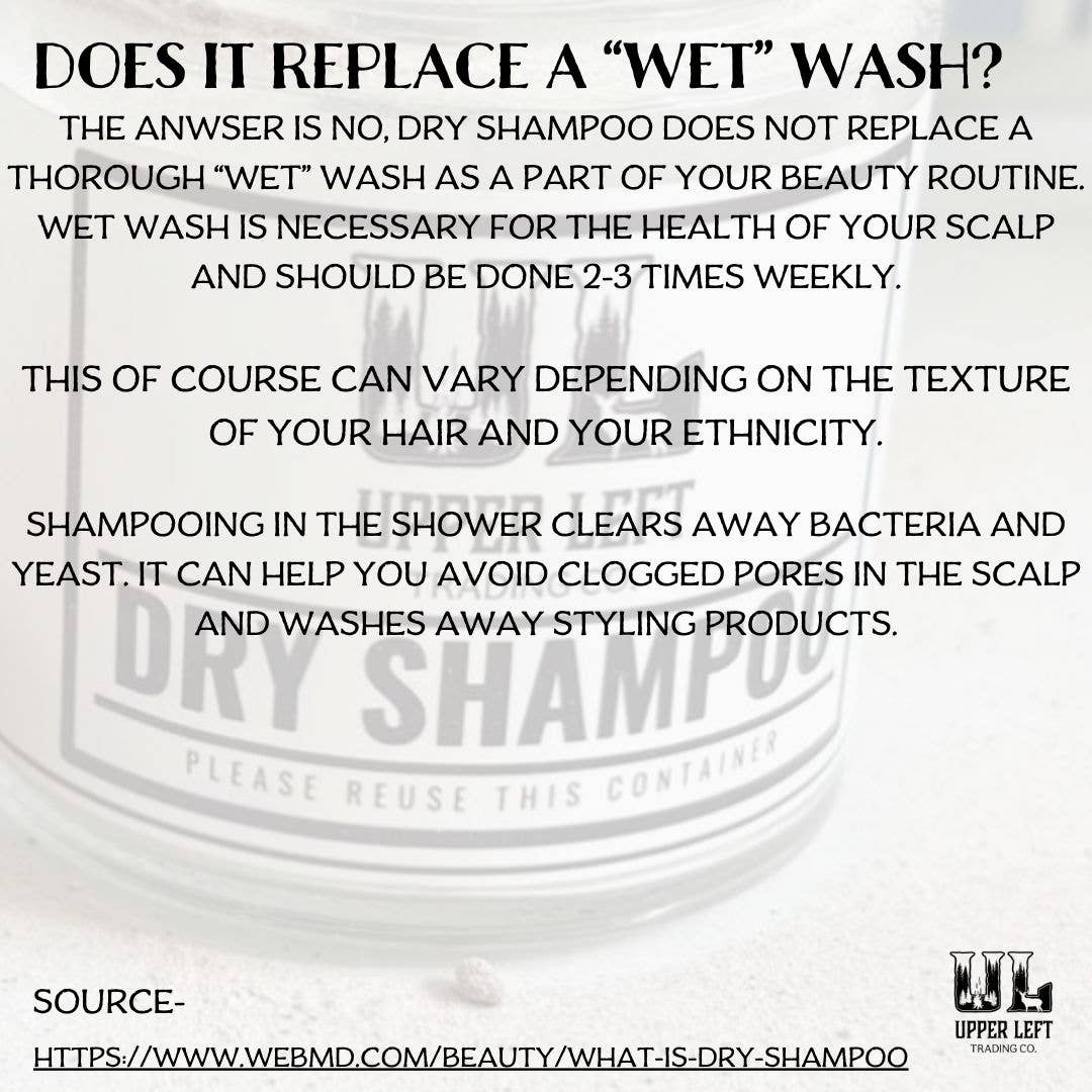 Natural Dry Shampoo | Glass Jar