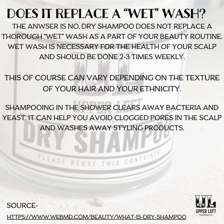Natural Dry Shampoo | Glass Jar