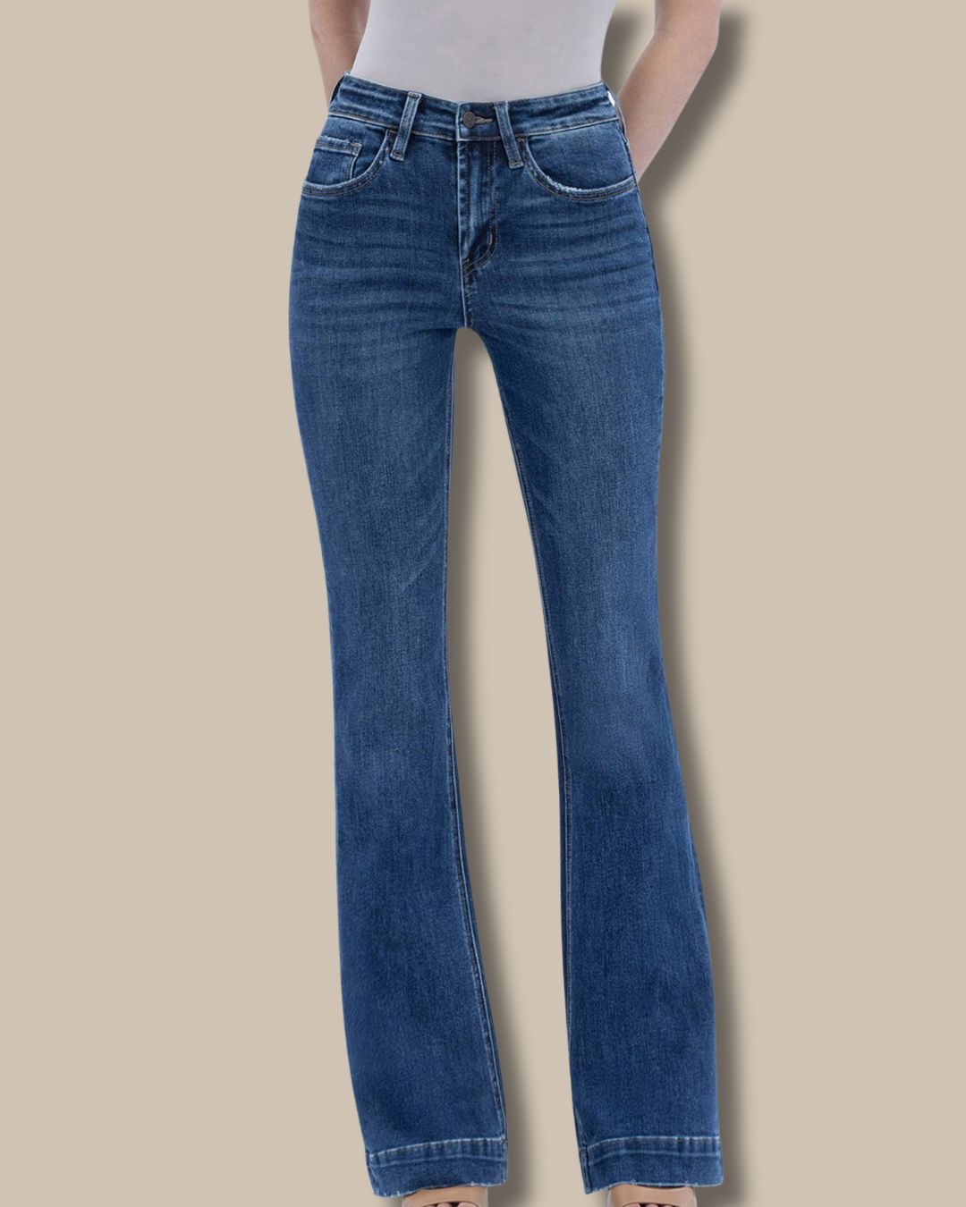 High Rise Trouser Bootcut Jeans