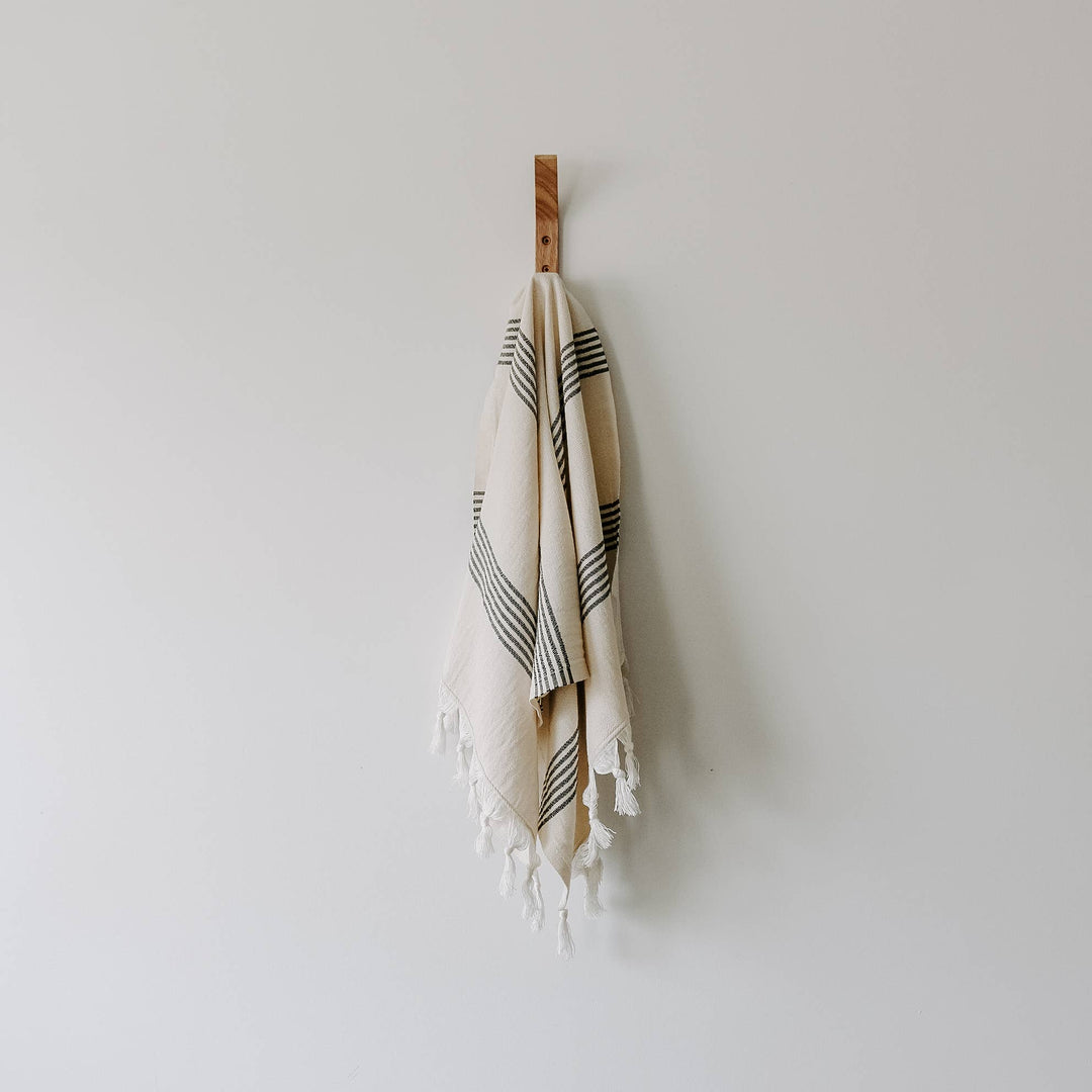 Turkish Cotton Hand Towel | Multi Stripe