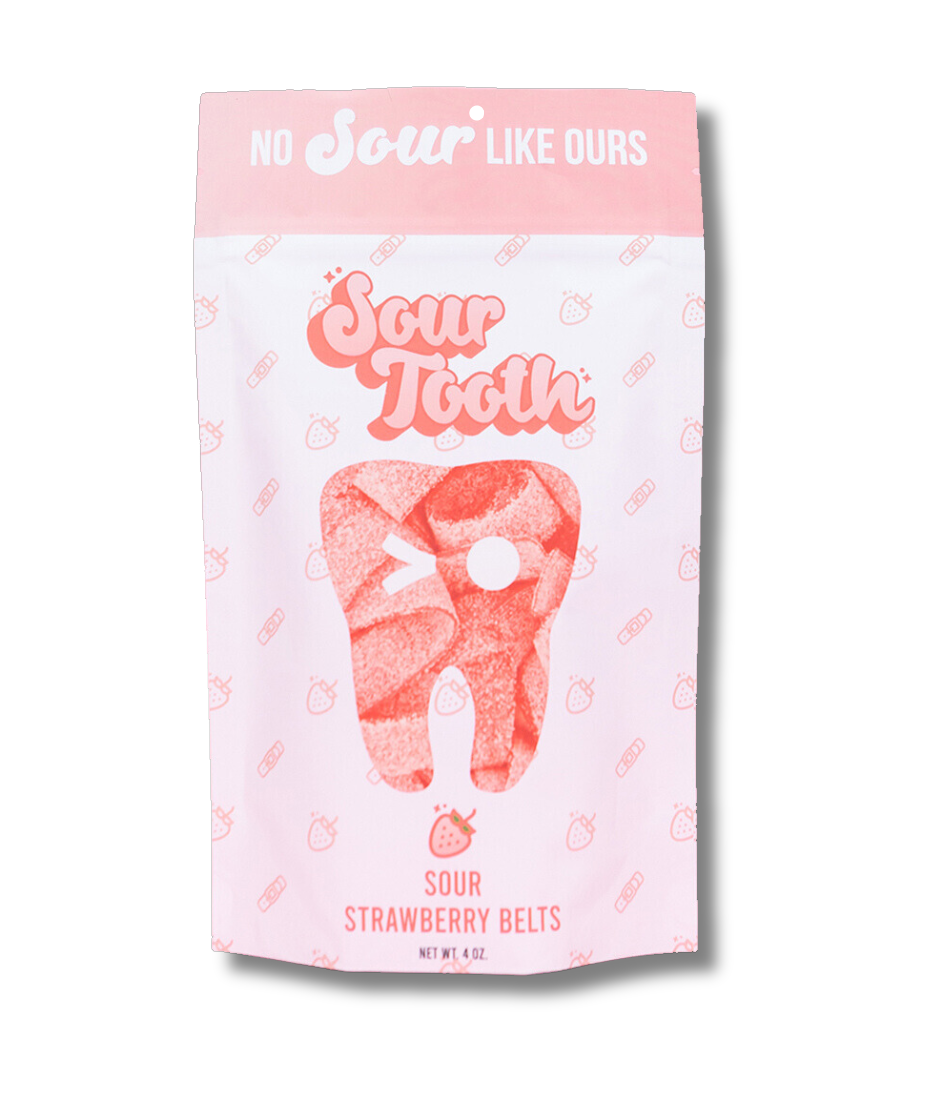 Sour Strawberry Belts
