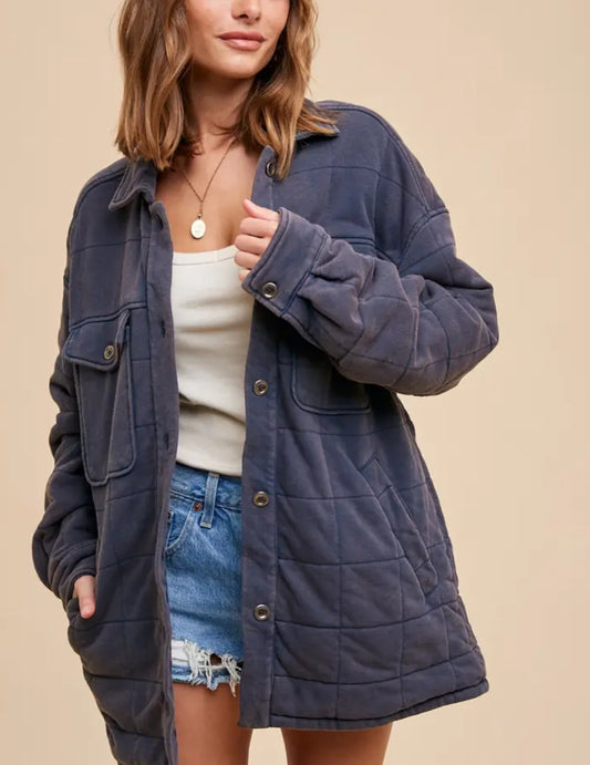 Oversized Thick Quilted Jacket