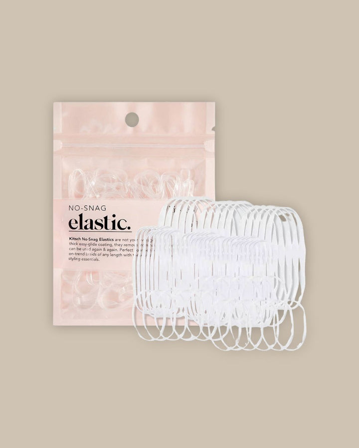 No-Snag Hair Elastics | Clear (100 pc)