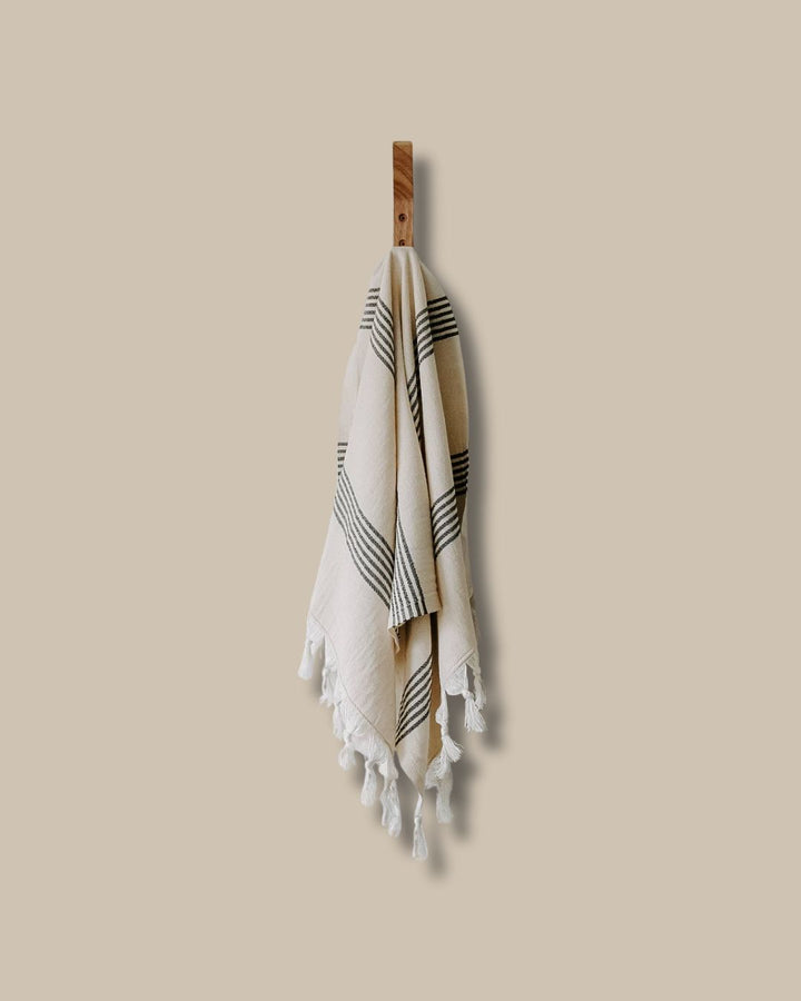 Turkish Cotton Hand Towel | Multi Stripe