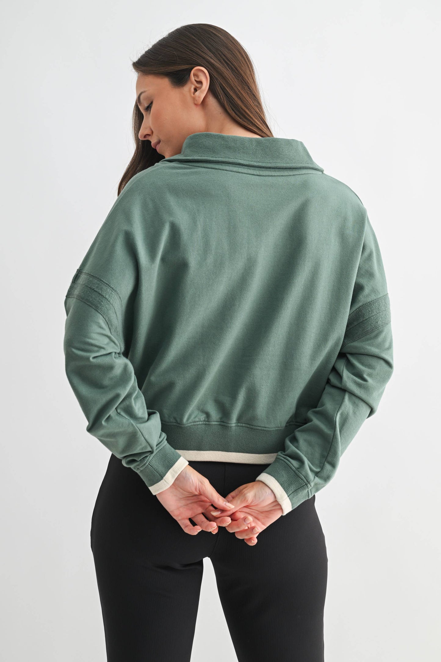 Varsity Line Fleece Pullover