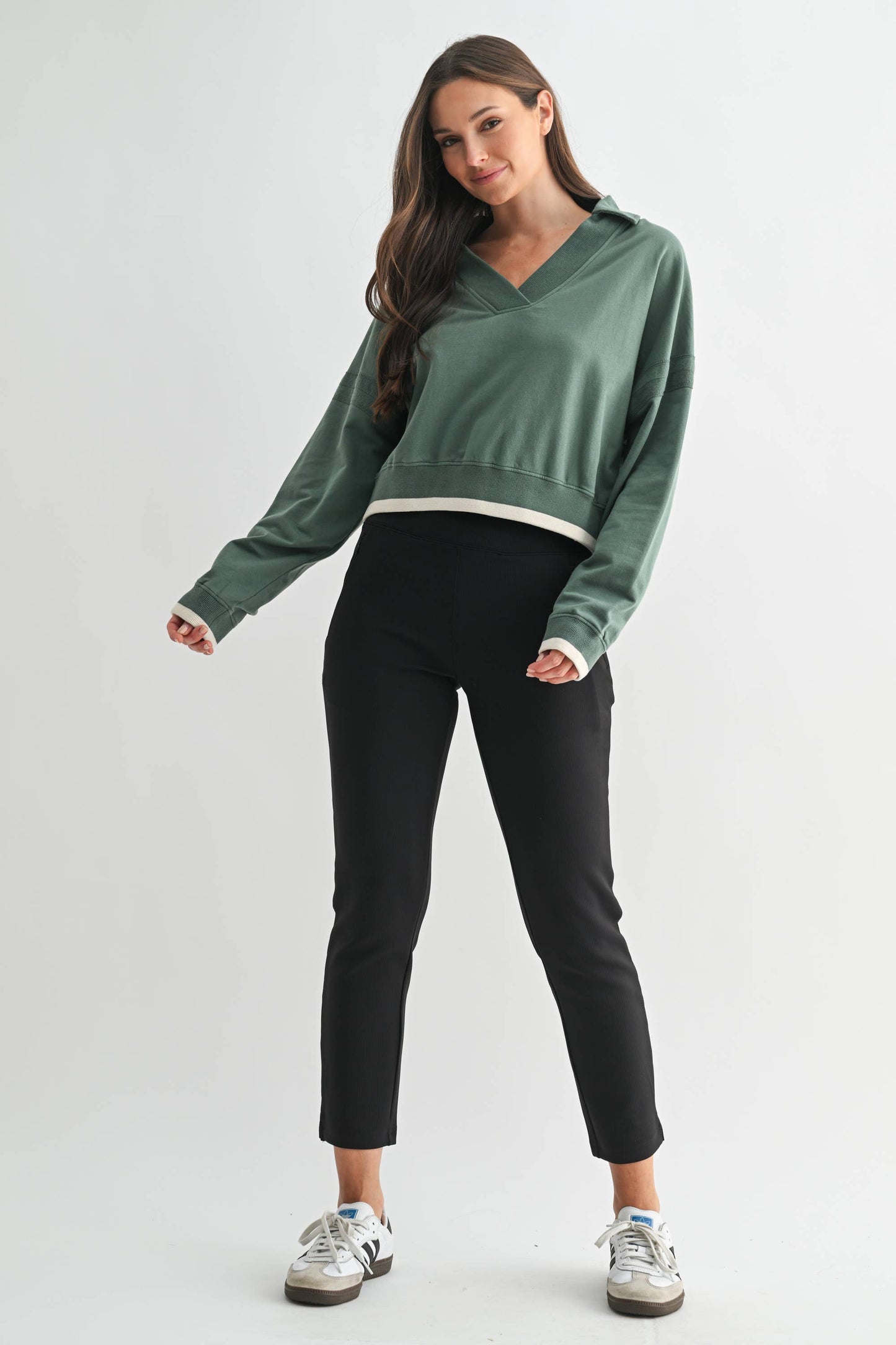 Varsity Line Fleece Pullover