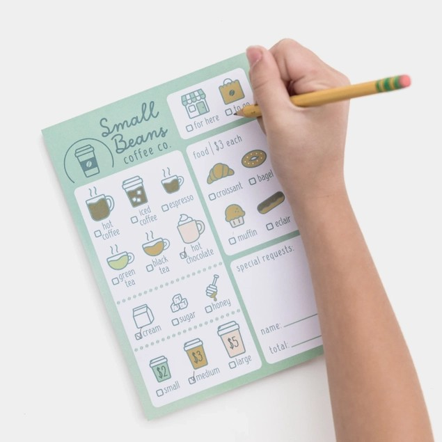 Pretend Play Notepad