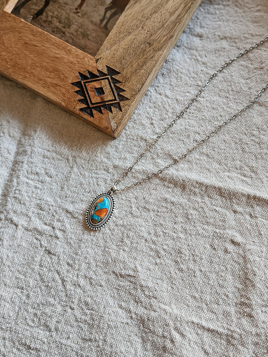 The Gemstone Drop Necklace