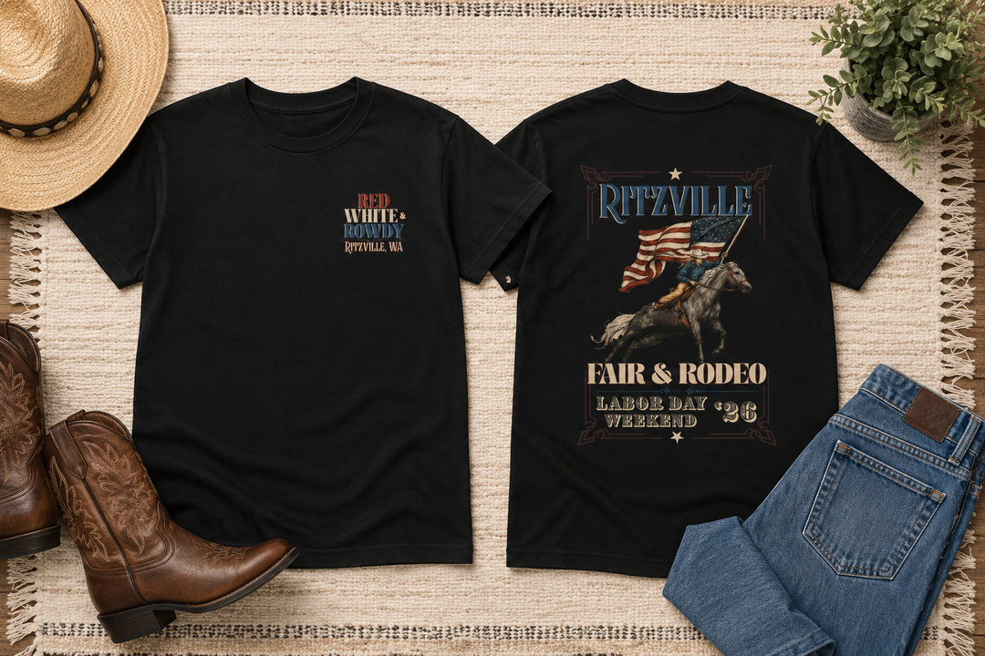 Red, White & Rowdy Youth Tee | Comfort Colors