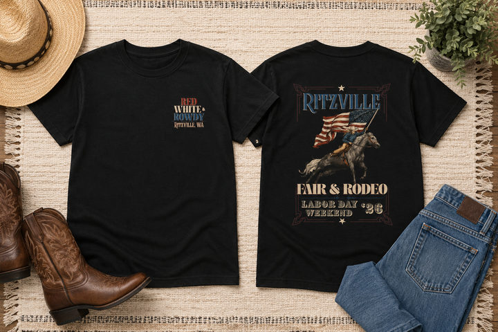 Red, White & Rowdy Youth Tee | Comfort Colors