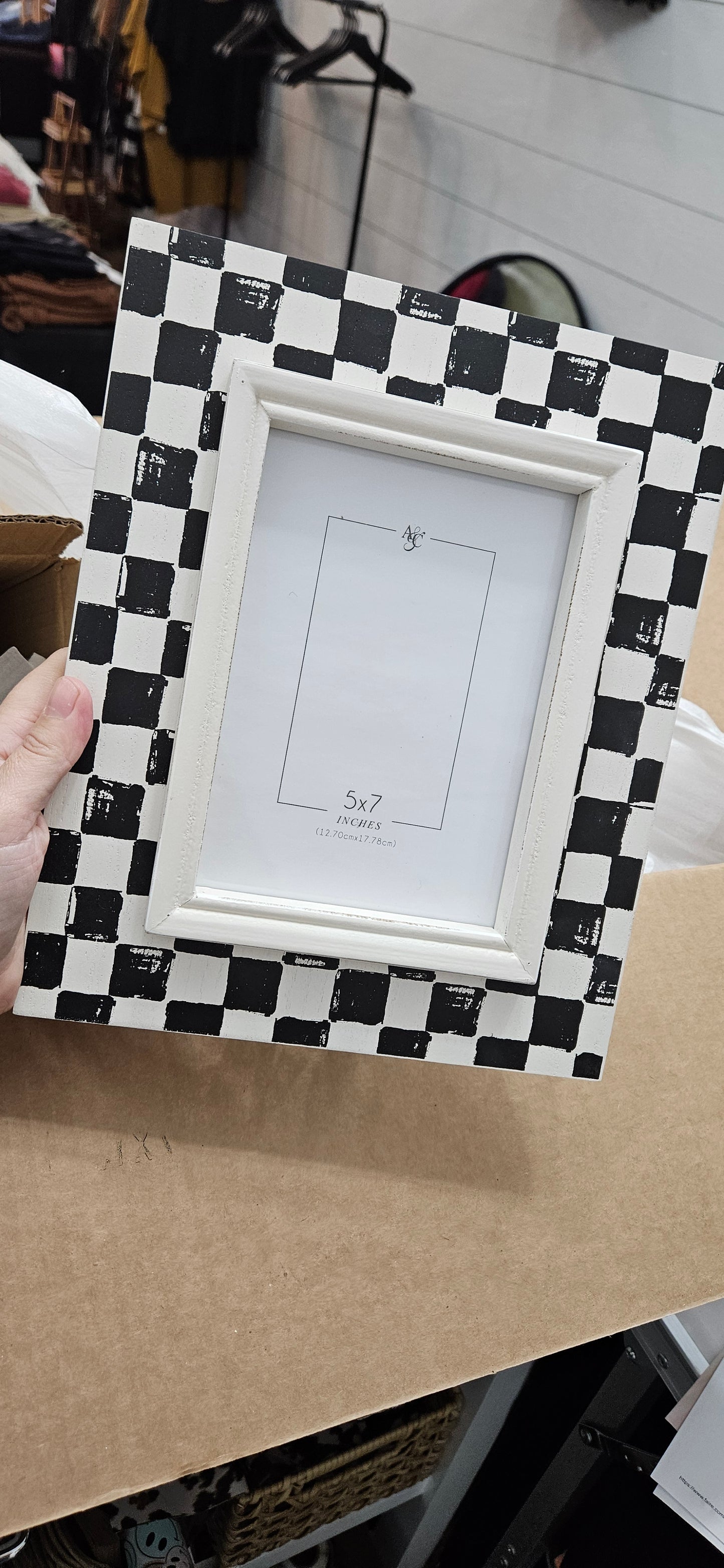 Checkered Photo Frame