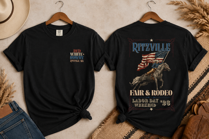 Red, White & Rowdy Fair & Rodeo Tee | Comfort Colors