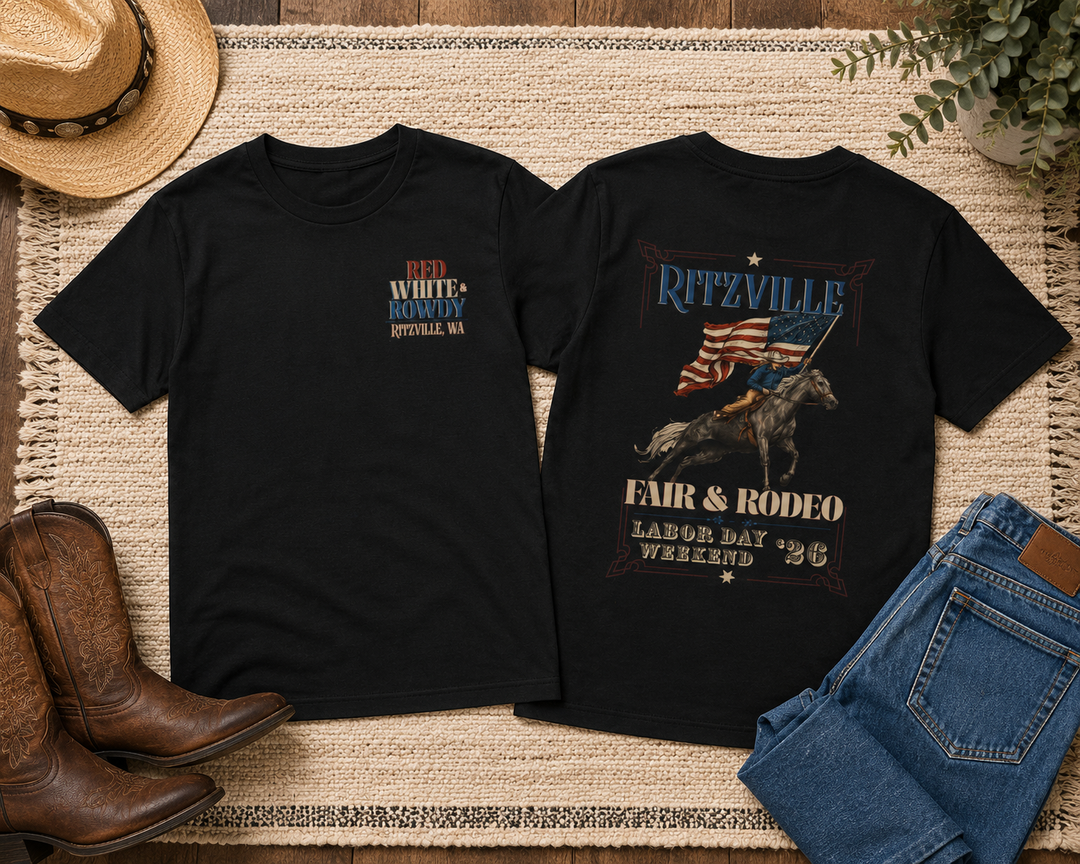 Red, White & Rowdy Youth Tee | Bella+Canvas