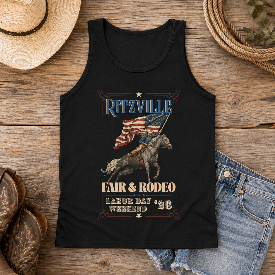 Red, White & Rowdy Youth Tank *Only Available in Small*