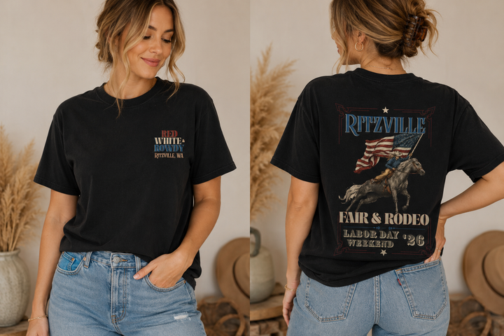 Red, White & Rowdy Fair & Rodeo Tee | Comfort Colors