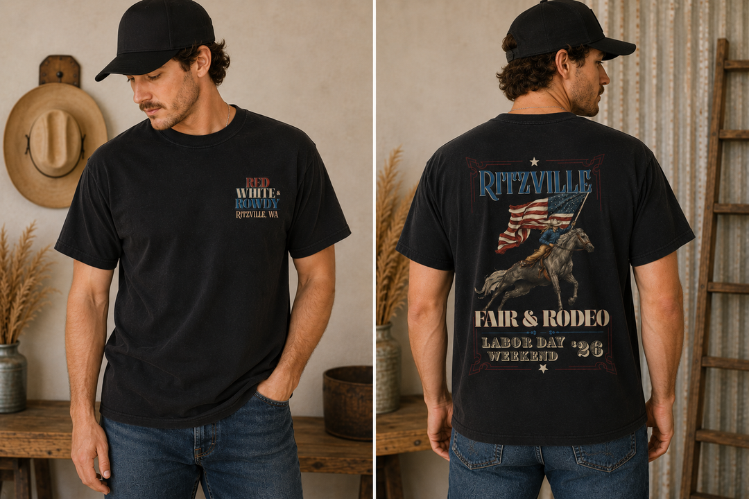 Red, White & Rowdy Fair & Rodeo Tee | Comfort Colors