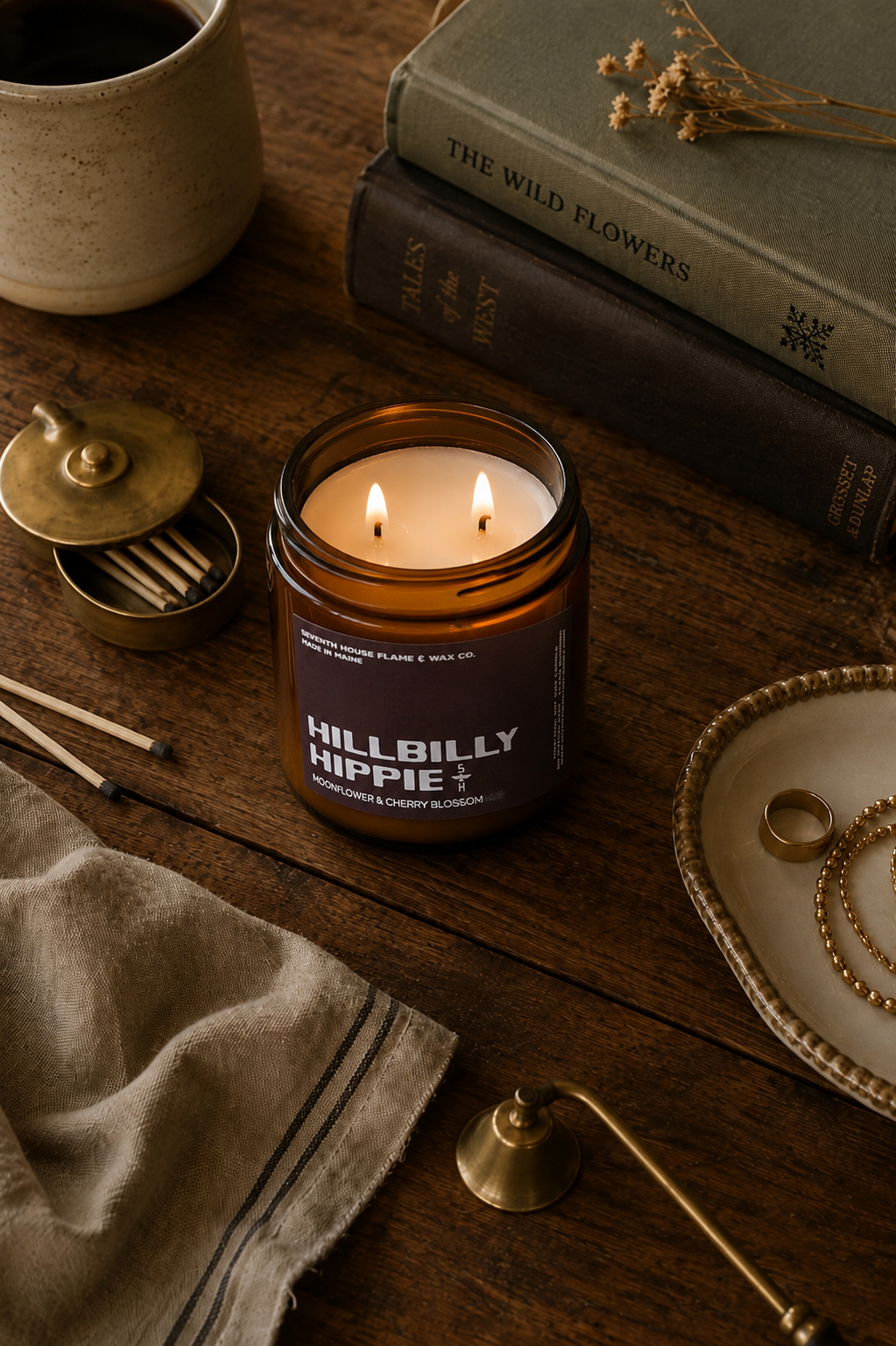 HILLBILLY HIPPIE - Cherry Blossom & Agave Candle
