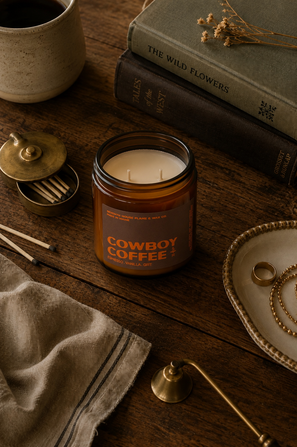 COWBOY COFFEE - Espresso & Vanilla Candle