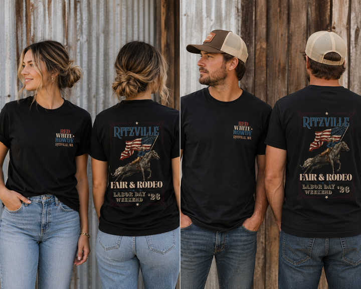 Red, White & Rowdy Adult Tee | Bella+Canvas