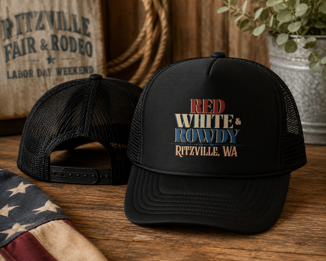 Red, White & Rowdy Foam Trucker Hat