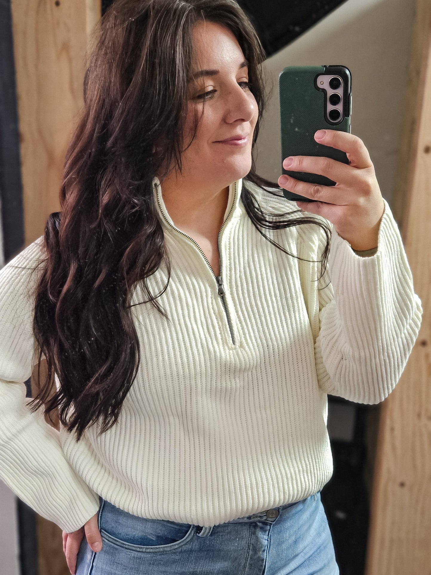 Everyday Half-Zip Sweater (2 color options)