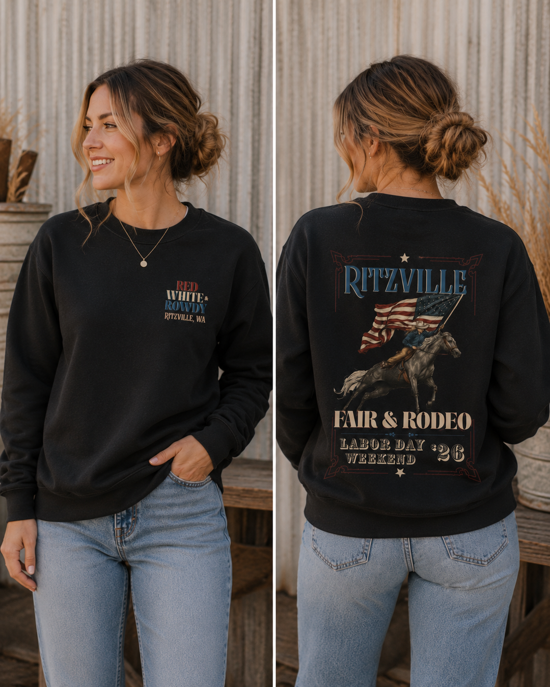 The Red White & Rowdy Crewneck