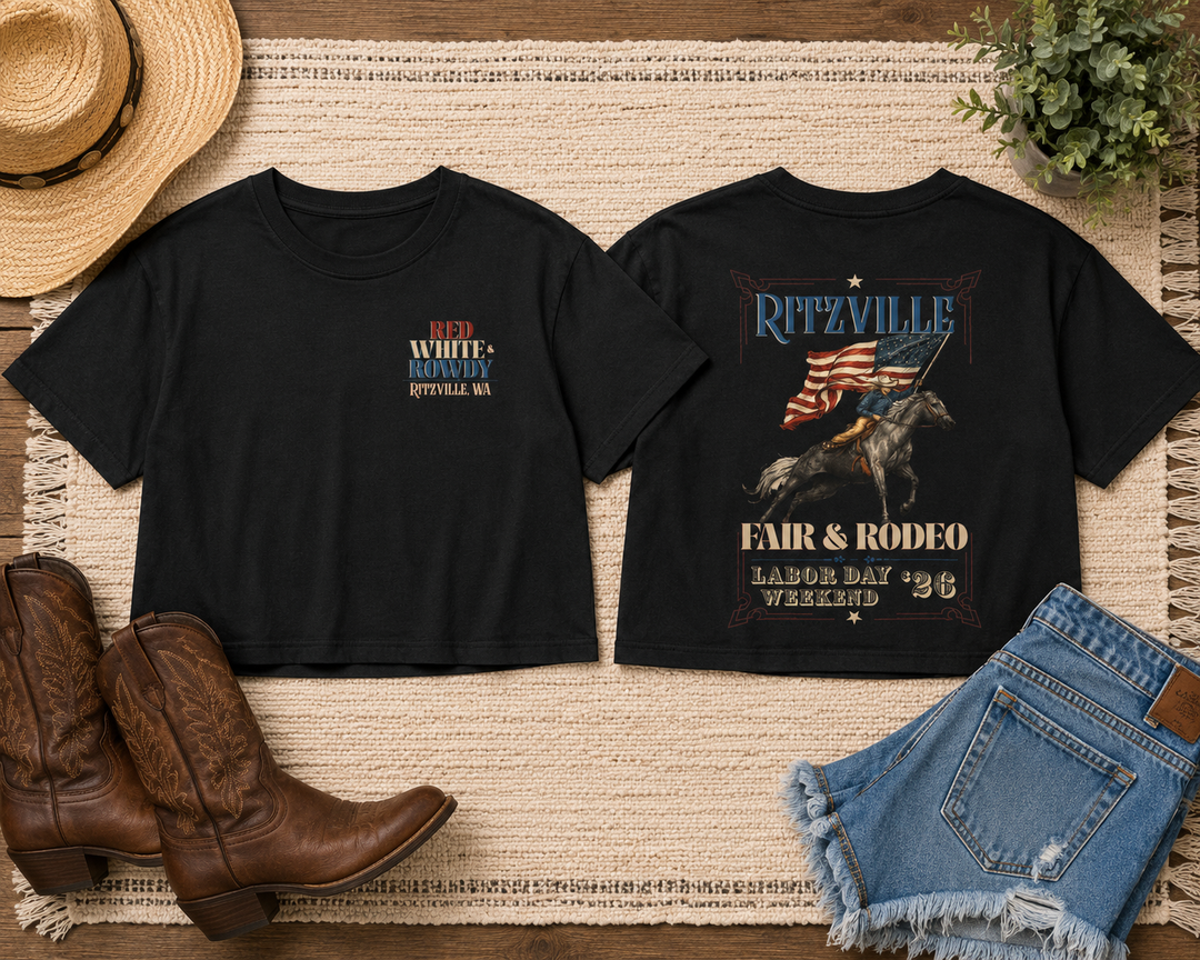 Red, White & Rowdy Boxy Tee