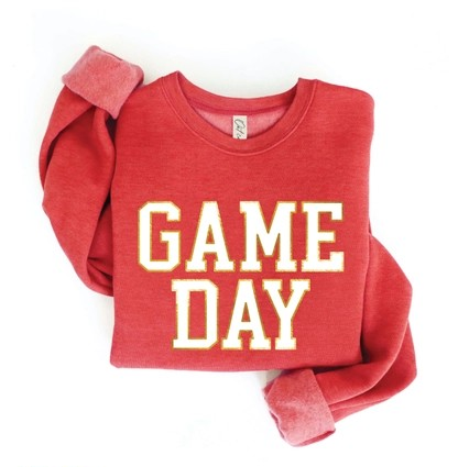 Game Day Foil Graphic Sweatshirt